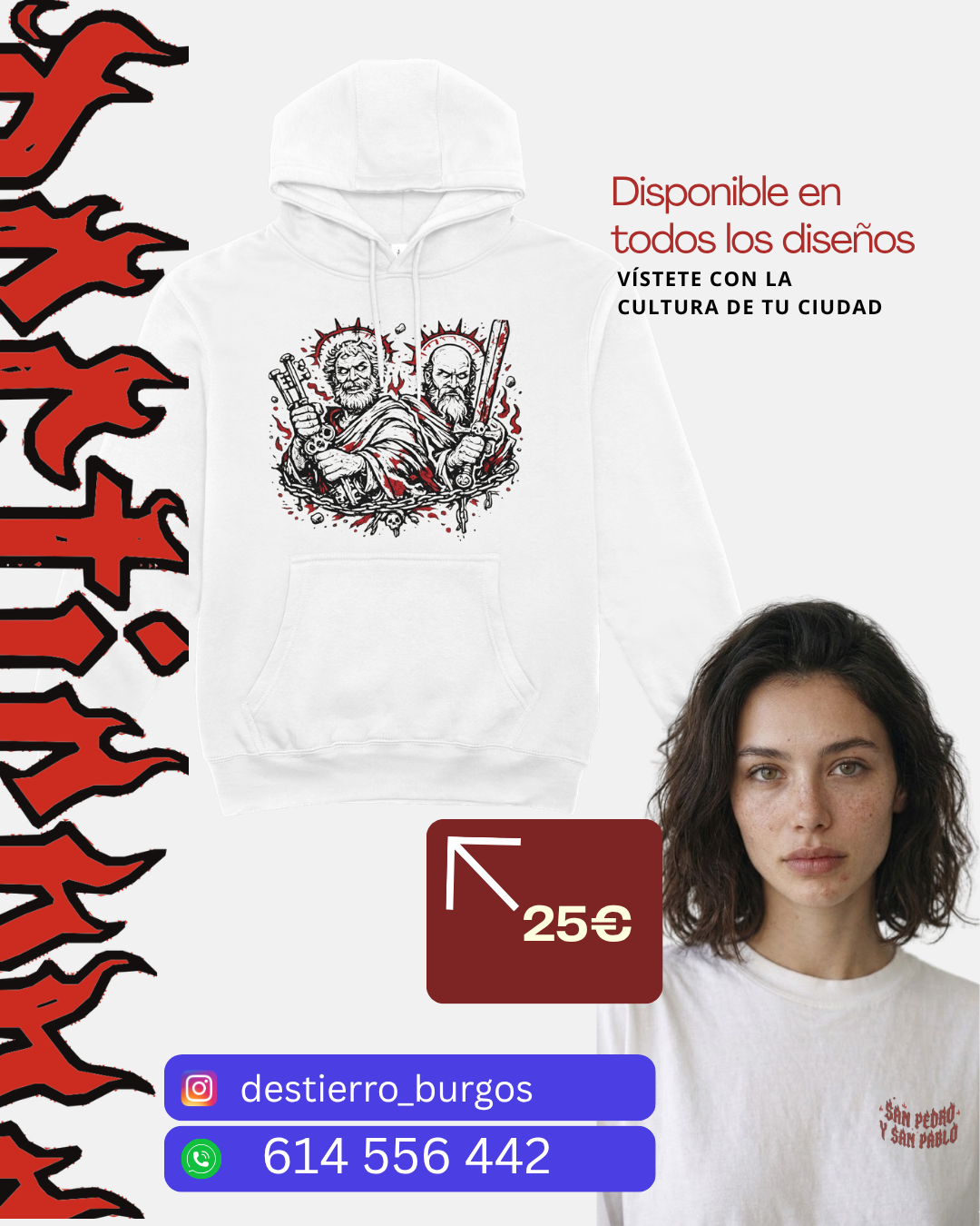 Sudadera Destierro espalda
